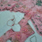 Orgenza Mirror Floral Printed sequence embroidery Saree