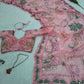 Orgenza Mirror Floral Printed sequence embroidery Saree