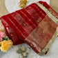 Red Tissue Ghungroo Saree for Karwa Chauth