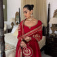 Red Embroidered Anarkali Suit with Dupatta
