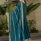 Embroidered Fox Georgette Gown with Dupatta