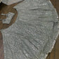 Silver Sequin Lehenga Set