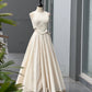Ivory Khadi Cotton Mirror Work Lehenga