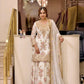 Sequin Embroidered Georgette Palazzo Suit