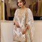 Sequin Embroidered Georgette Palazzo Suit