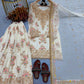 Sequin Embroidered Georgette Palazzo Suit