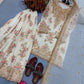 Sequin Embroidered Georgette Palazzo Suit