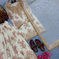 Sequin Embroidered Georgette Palazzo Suit