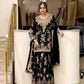 Sequin Embroidered Georgette Palazzo Suit