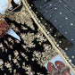 Sequin Embroidered Georgette Palazzo Suit