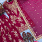 Sequin Embroidered Georgette Palazzo Suit