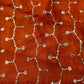 Orange Vichitra Silk Anarkali Lehenga Set