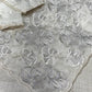 Ivory Silver Zari Embroidered Silk Saree