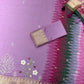 Lavender Tussar Cotton Embroidered Saree