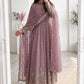 Sequin Crinkle Silk Anarkali