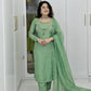 Kundan Work Crush Silk Kurta Palazzo Set