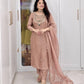 Kundan Work Crush Silk Kurta Palazzo Set
