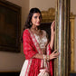 Vichitra Silk Embroidered Lehenga Set with Bandhej Dupatta