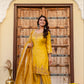 Aqua Green Satin Silk Kurta Set with Bead Work
