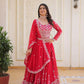 Embroidered Fox Georgette Wedding Lehenga Choli