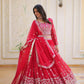 Embroidered Fox Georgette Wedding Lehenga Choli