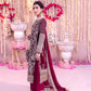 Embroidered Faux Georgette Suit Set with Dupatta