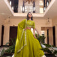 Soft Georgette Silk Embroidered Lehenga Set with Dupatta