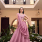 Soft Georgette Silk Embroidered Lehenga Set with Dupatta