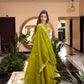 Soft Georgette Silk Embroidered Lehenga Set with Dupatta
