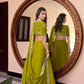 Soft Georgette Silk Embroidered Lehenga Set with Dupatta