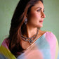 Pastel Tie Dye Chiffon Saree