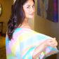 Pastel Tie Dye Chiffon Saree