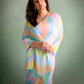 Pastel Tie Dye Chiffon Saree