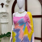 Pastel Tie Dye Chiffon Saree