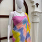 Pastel Tie Dye Chiffon Saree