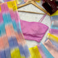 Pastel Tie Dye Chiffon Saree