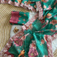 Floral Print Kota Saree