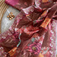 Floral Print Kota Saree