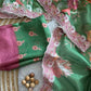 Floral Print Kota Saree