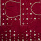 Purple Bandhani Print Chinon Silk Saree