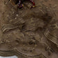 Gold Net Saree with Sequin Zari Embroidery