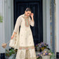 Embroidered Chinon Silk Sharara Suit Set