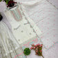 Embroidered Chinon Silk Sharara Suit Set