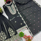 Embroidered Chinon Silk Sharara Suit Set