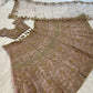 Blush Pink Net Lehenga with Zari Sequin Work