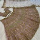 Blush Pink Net Lehenga with Zari Sequin Work