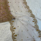 Blush Pink Net Lehenga with Zari Sequin Work