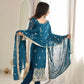 Crimson Sequin Beaded Kurta Suit