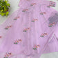 Mul Chanderi Embroidered Anarkali Set