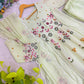 Mul Chanderi Embroidered Anarkali Set
